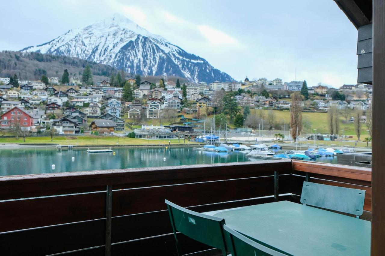 Seewohnung 1 Spiez Exterior foto