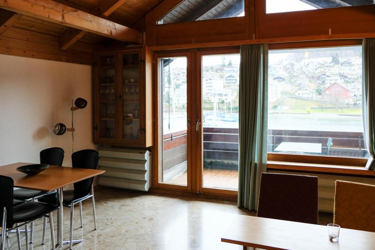 Seewohnung 1 Spiez Exterior foto